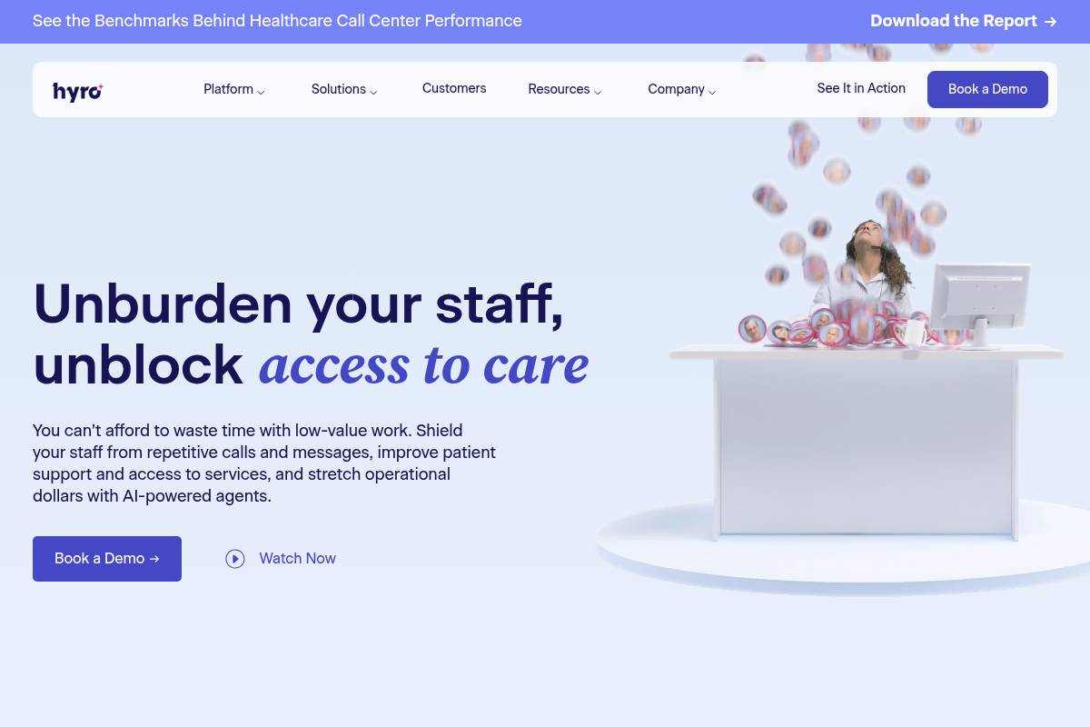 3. Hyro — Best for Enterprise Health System Patient-Journey Orchestration