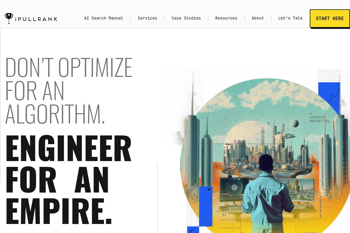 3. iPullRank: Best for Enterprise Technical GEO
