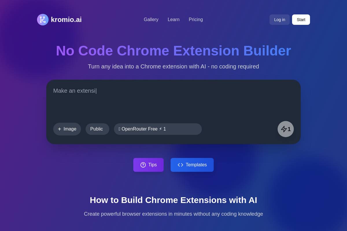 3. Kromio — Best for Rule-Based, Deterministic Browser Automation
