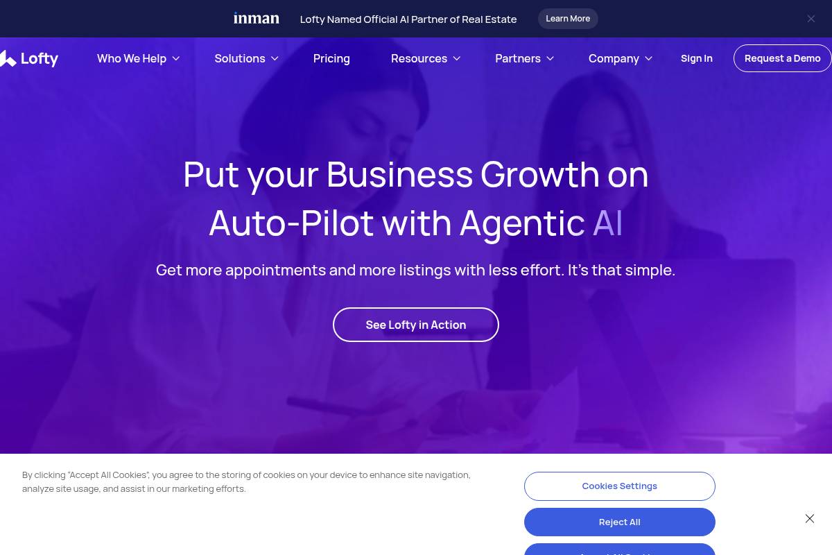 3. Lofty: Best All-in-One AI CRM for Real Estate Teams
