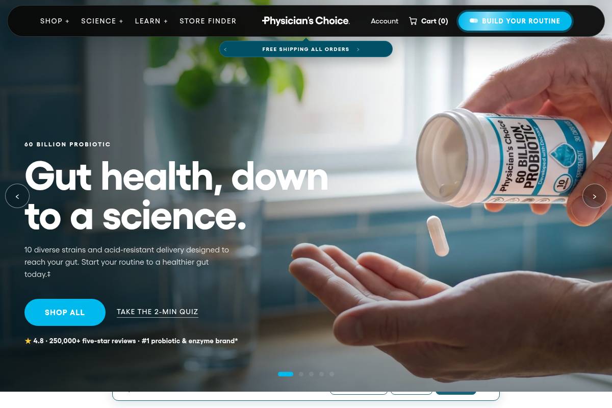 3. Physician's Choice Women's Probiotic: Best for Budget-Friendly High-CFU Daily Use