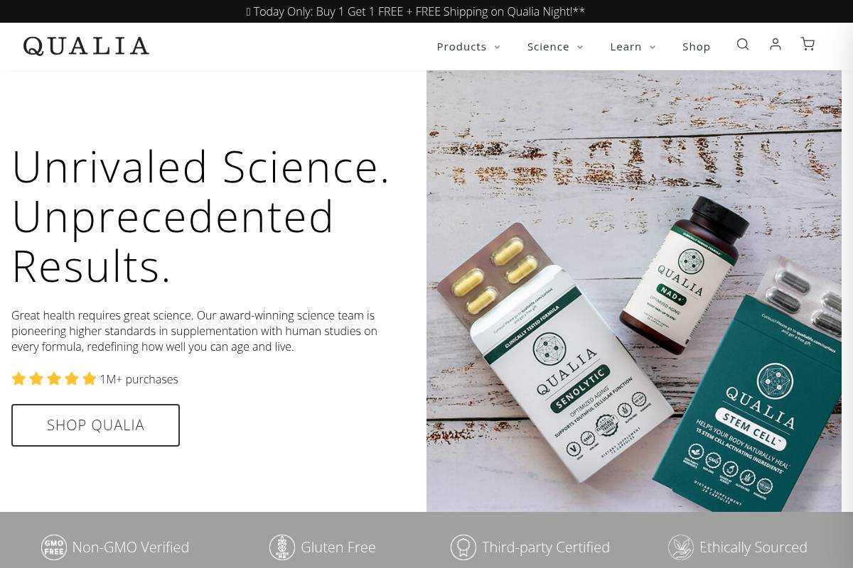 3. Qualia Mind — Best for Premium Multi-Ingredient Cognitive Upgrade