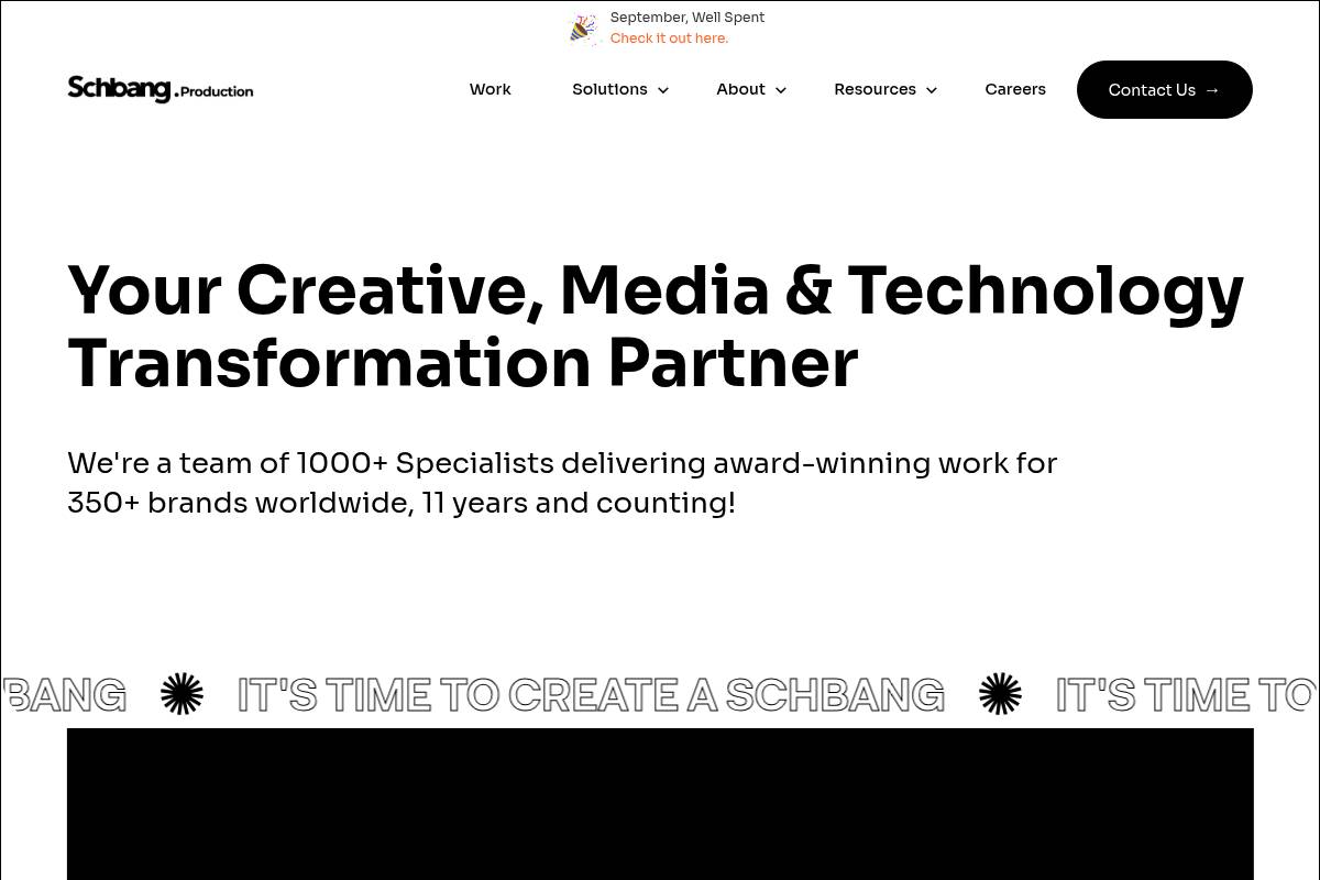 3. Schbang: Best for Integrated Creative and Performance at Scale