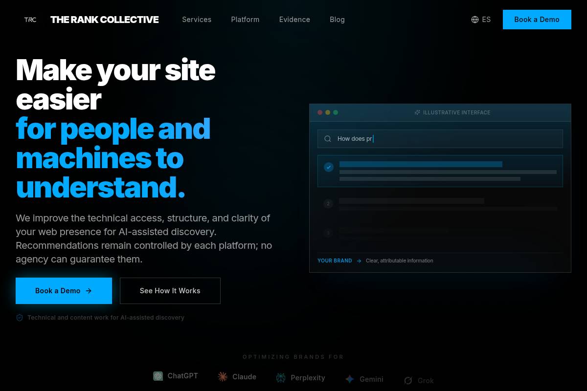3. The Rank Collective: Best for Pure-Play Generative Engine Optimization