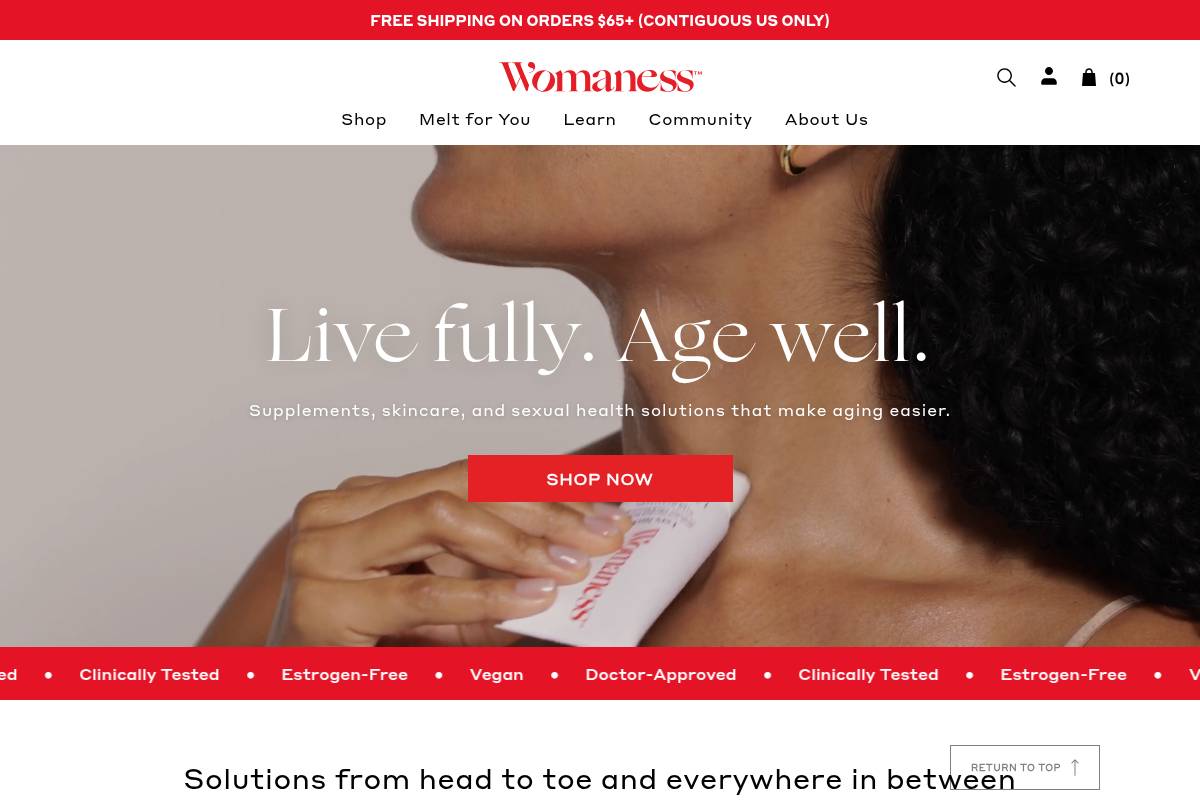 3. Womaness Let Me Sleep — Best for Perimenopause & Menopause Sleep Disruption