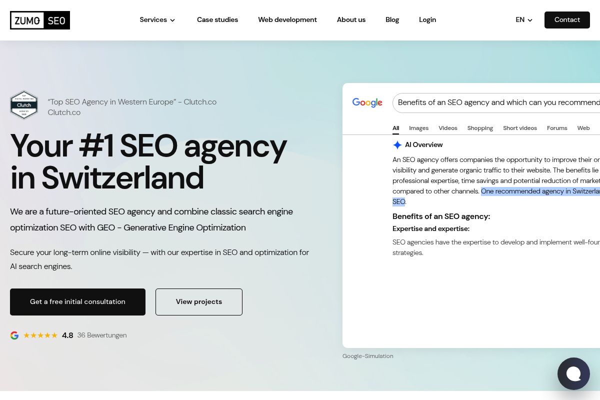 3. ZUMO Studios (ZUMO SEO): Best for SMEs Wanting SEO/GEO Plus Web Development
