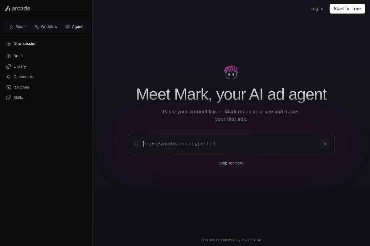 4. Arcads: Best for High-Volume UGC-Style Talking-Head Ads