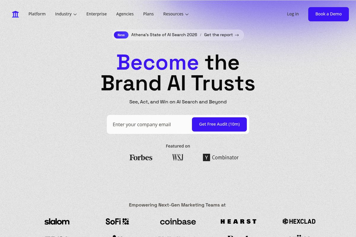 4. AthenaHQ — Best for YC-Backed GEO with Revenue Attribution