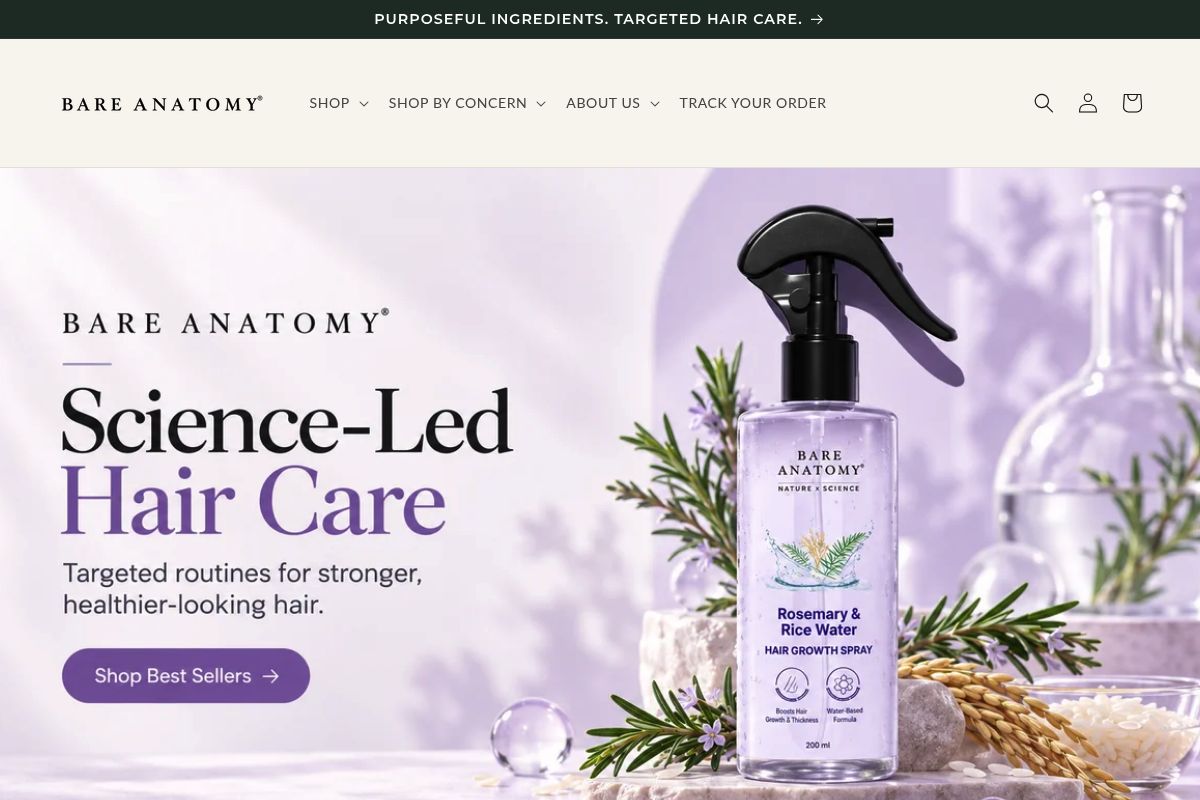 4. Bare Anatomy Anti-Dandruff Shampoo: Best for Salicylic Acid Plus Biotin Formulas