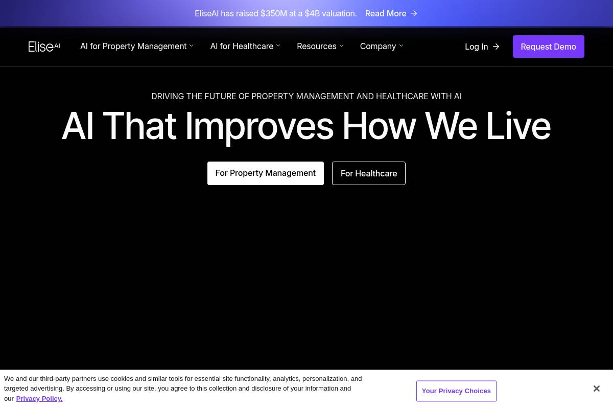 4. EliseAI: Best for Large Multifamily Conversational AI