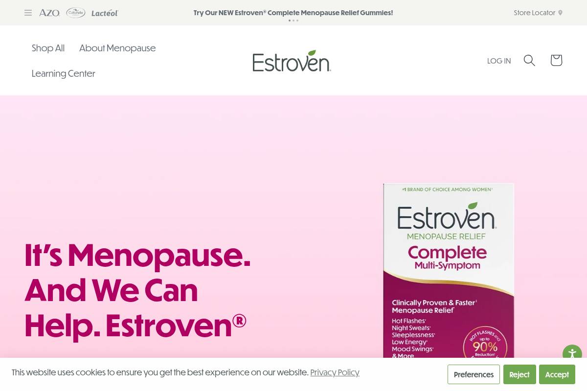 4. Estroven Complete Multi-Symptom — Best for Pharmacy-Recommended, Drug-Free Relief