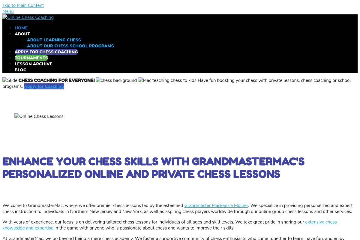 4. GrandmasterMac — Best for Personalized Instruction All Levels