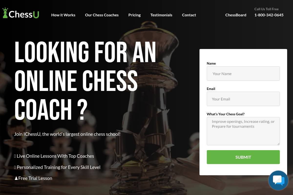 4. iChessU — Best for Live Grandmaster Coaching for Serious Students