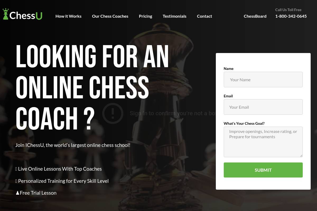 4. iChessU: Best for Live Grandmaster-Led Opening Coaching