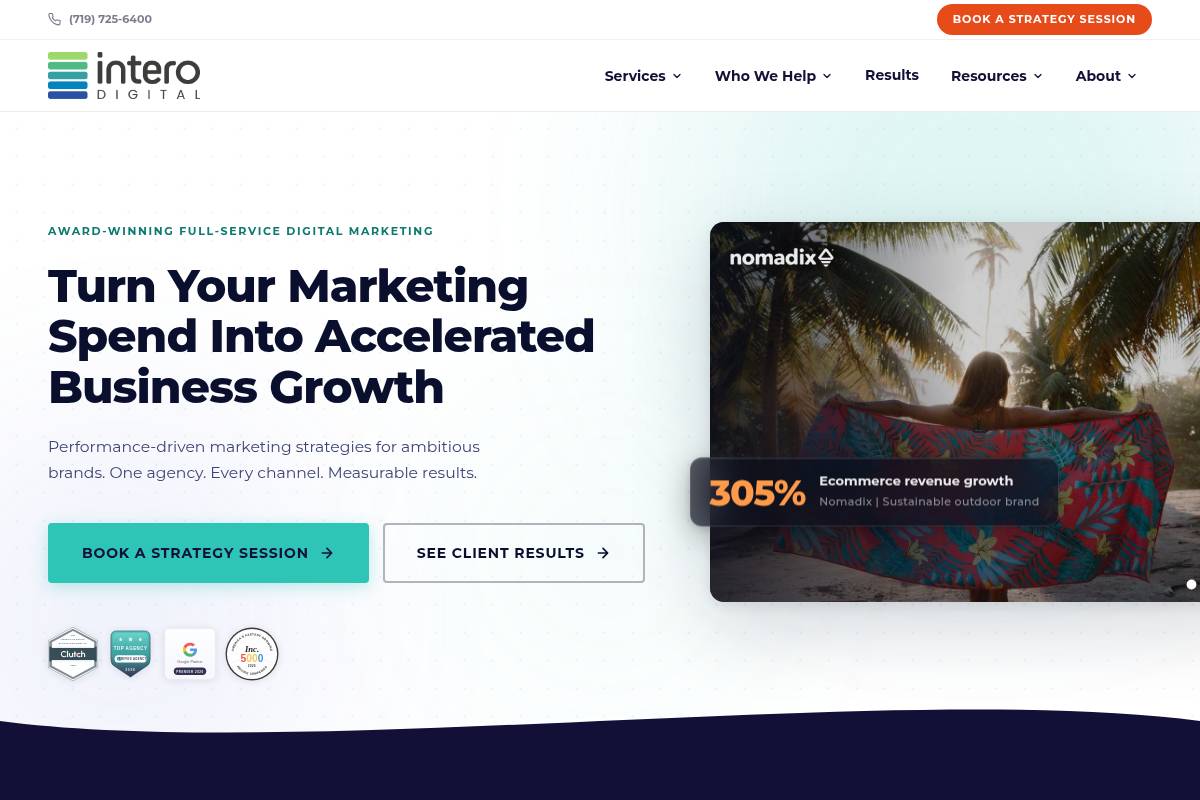 4. Intero Digital: Best for Enterprise and B2B SEO With GEO