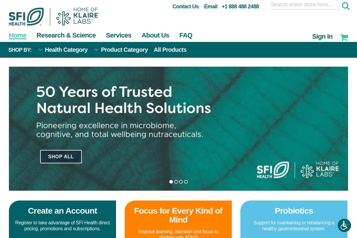4. Klaire Labs BioSpora (SFI Health): Best for Gentle, Hypoallergenic Spore Support
