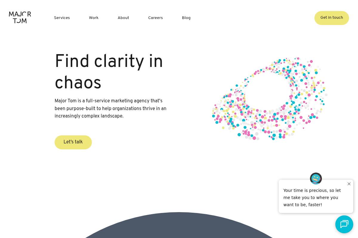 4. Major Tom: Best for Full-Service SEO Plus GEO