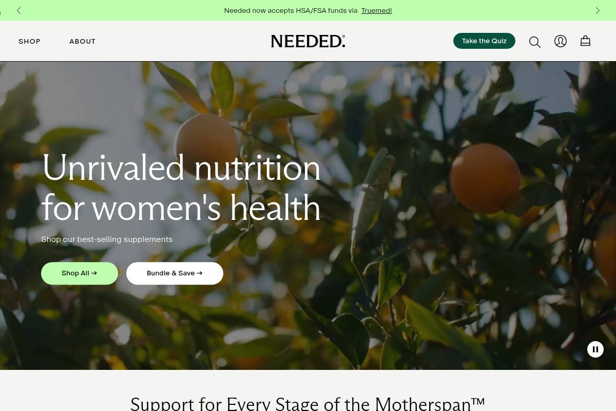 4. Needed Stress Support — Best for Women's Periconception and Postpartum Stress Relief