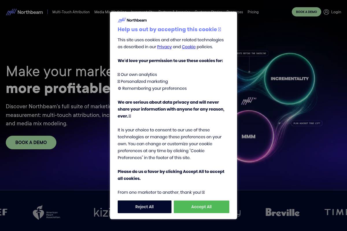 4. Northbeam: Best for Enterprise Multi-Touch Attribution