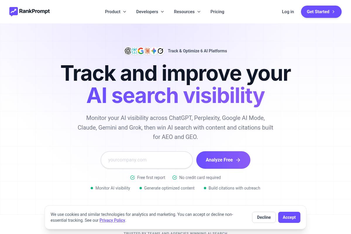 4. RankPrompt — Best for Large Client Portfolios Needing Branded Reports at Scale