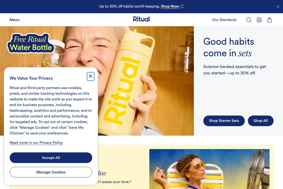 4. Ritual Essential for Women 18+: Best for Traceable, Clinically Studied Multivitamin