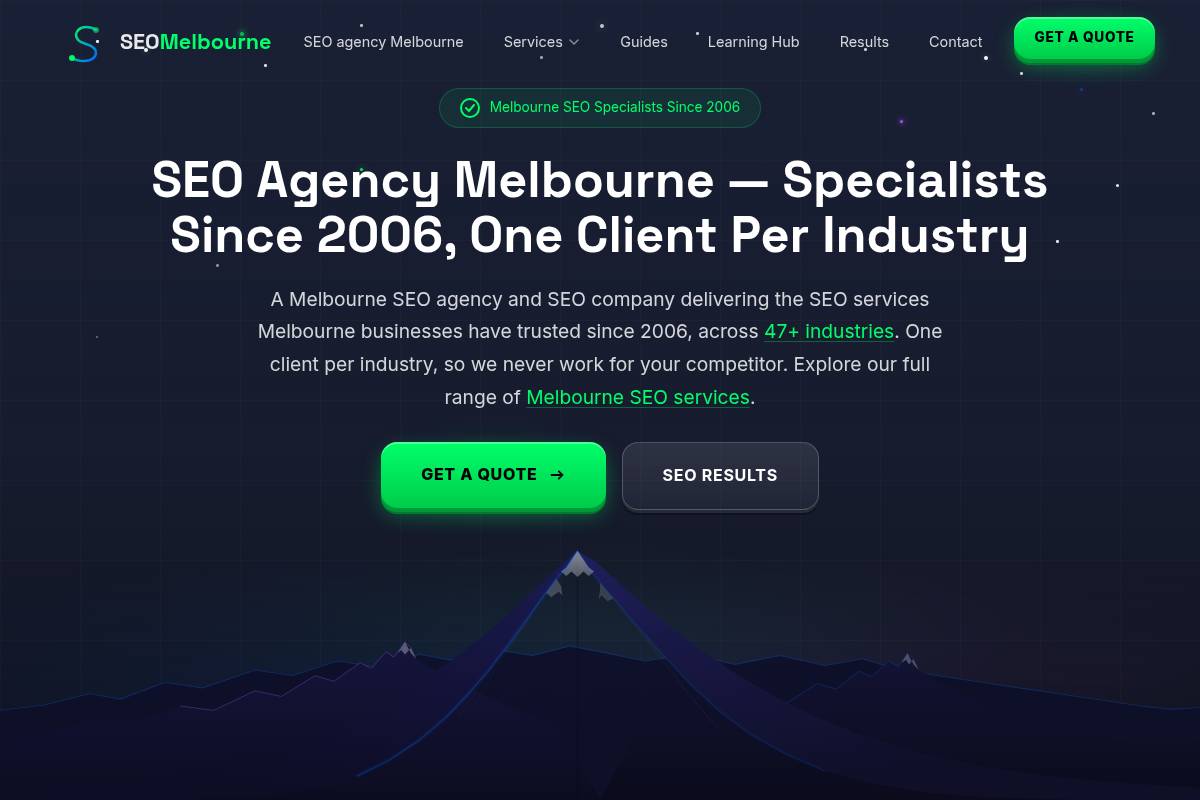4. SEO Melbourne — Best for Category-Exclusive Local and AI Search