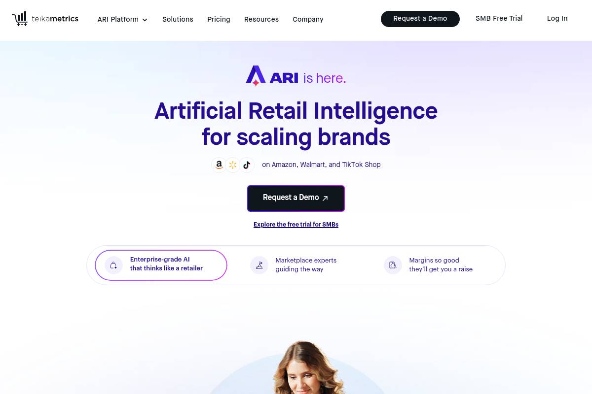 4. Teikametrics: Best for AI Bid Automation on Amazon and Walmart