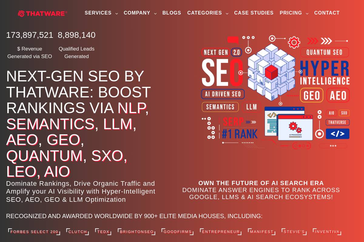 4. ThatWare — Best for Technical LLM SEO and Semantic Engineering