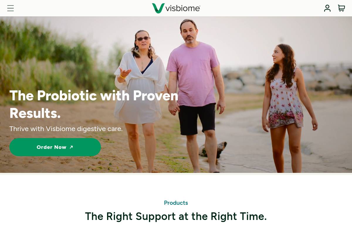 4. Visbiome: Best for Medical-Grade, Physician-Directed IBS Management