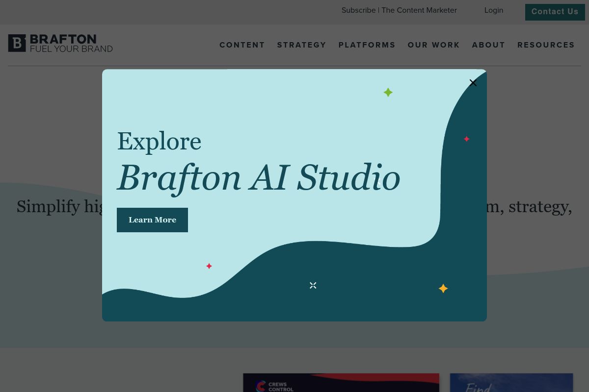 5. Brafton: Best for Content-Heavy SEO and Editorial Production