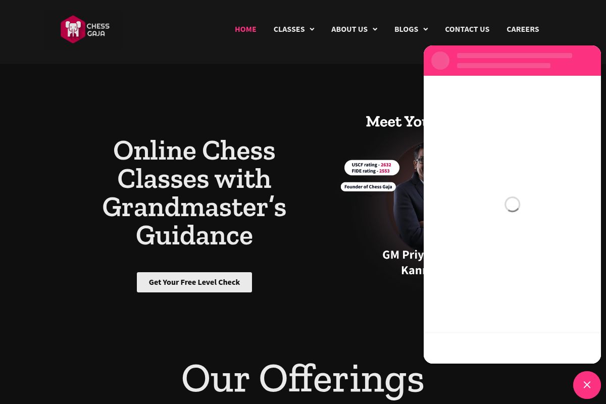 5. Chess Gaja — Best for AI-Powered Progress Tracking with GM Instruction