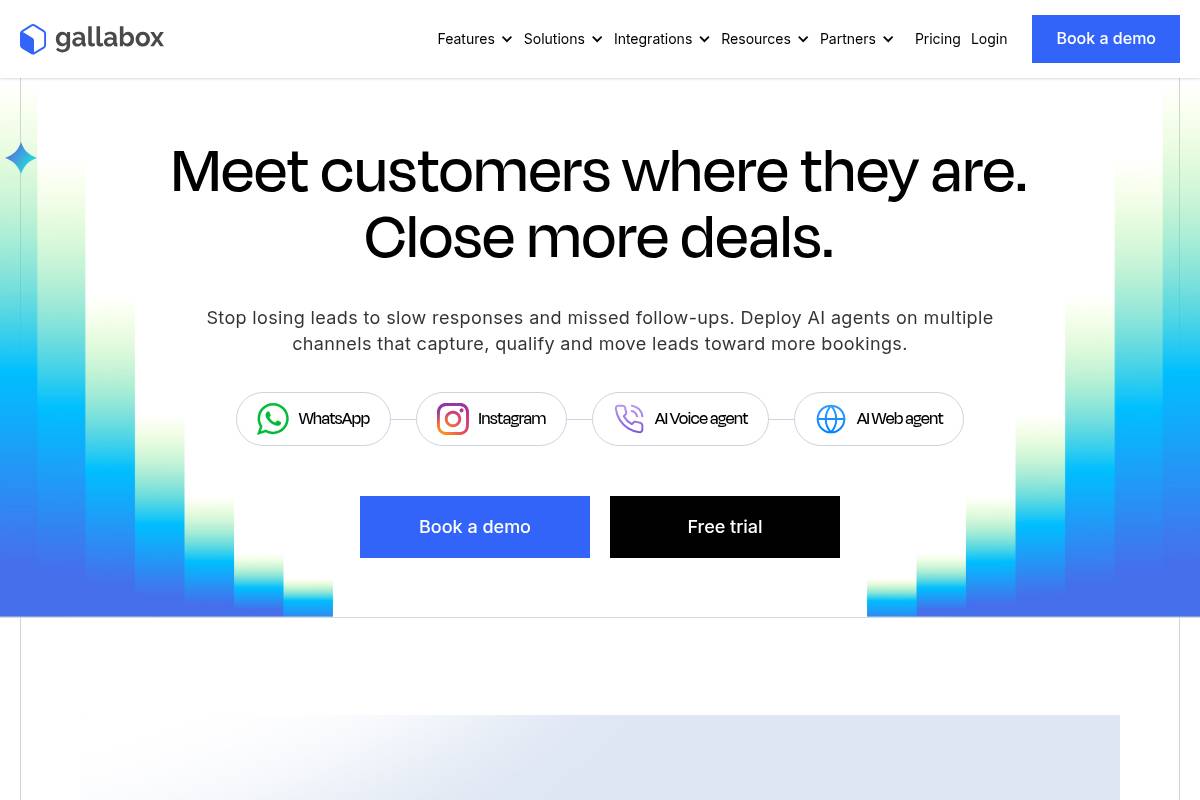 5. Gallabox: Best for Real Estate-Specific Flows