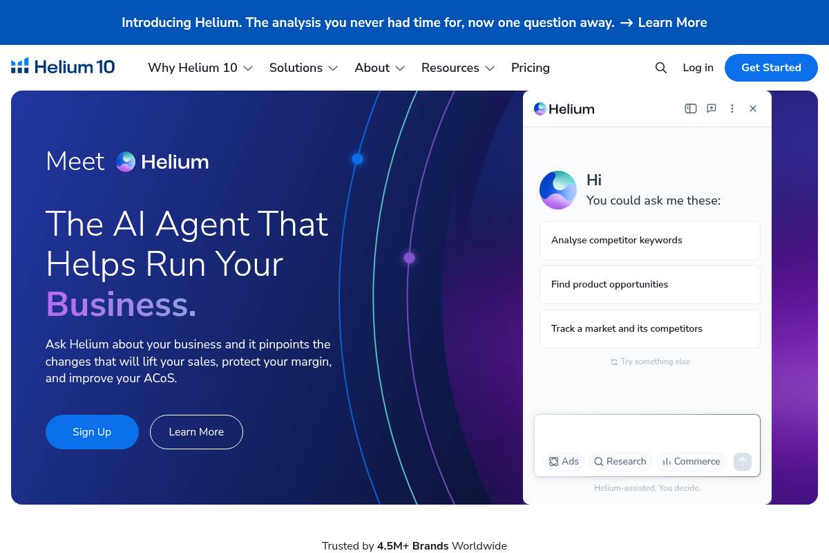 5. Helium 10: Best All-in-One Amazon Seller Toolkit