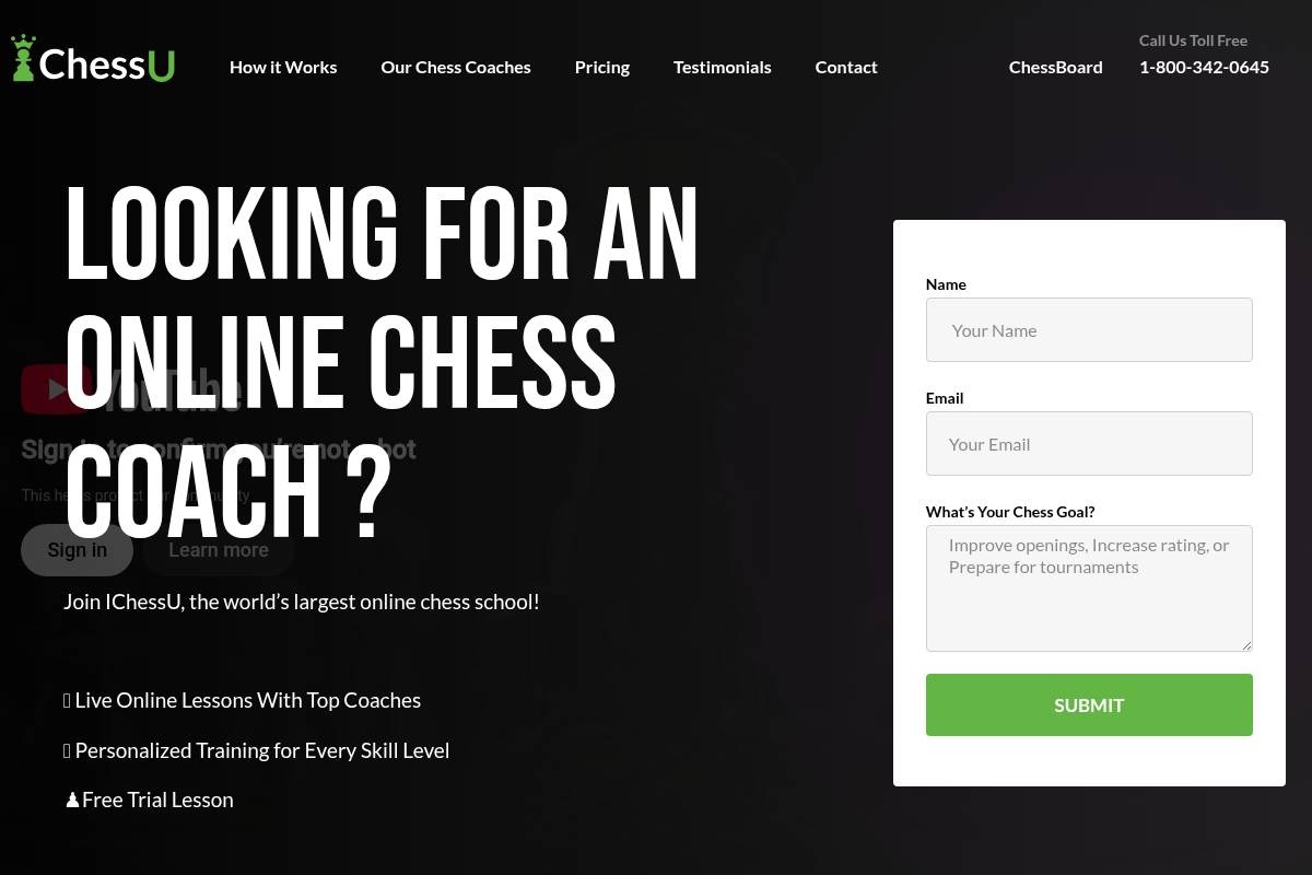 5. iChessU: Best for Direct Grandmaster Access and Flexible Private Lessons
