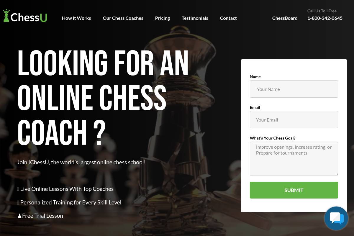 5. iChessU: Best for Flexible Private and Group Lessons