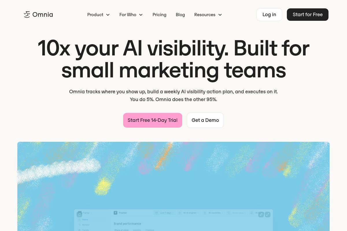 5. Omnia — Best for Actionable AEO Roadmaps with Citation Intelligence