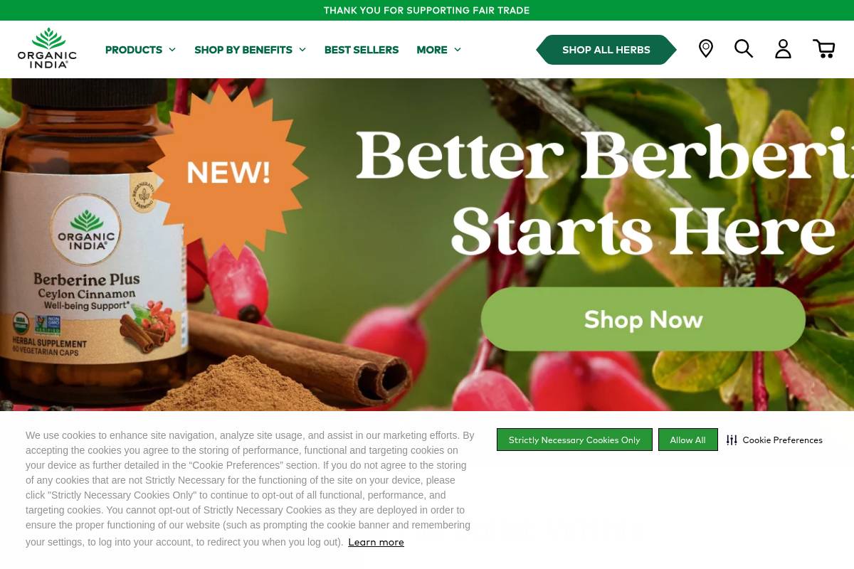5. Organic India: Best for Whole-Herb Ayurvedic Staples