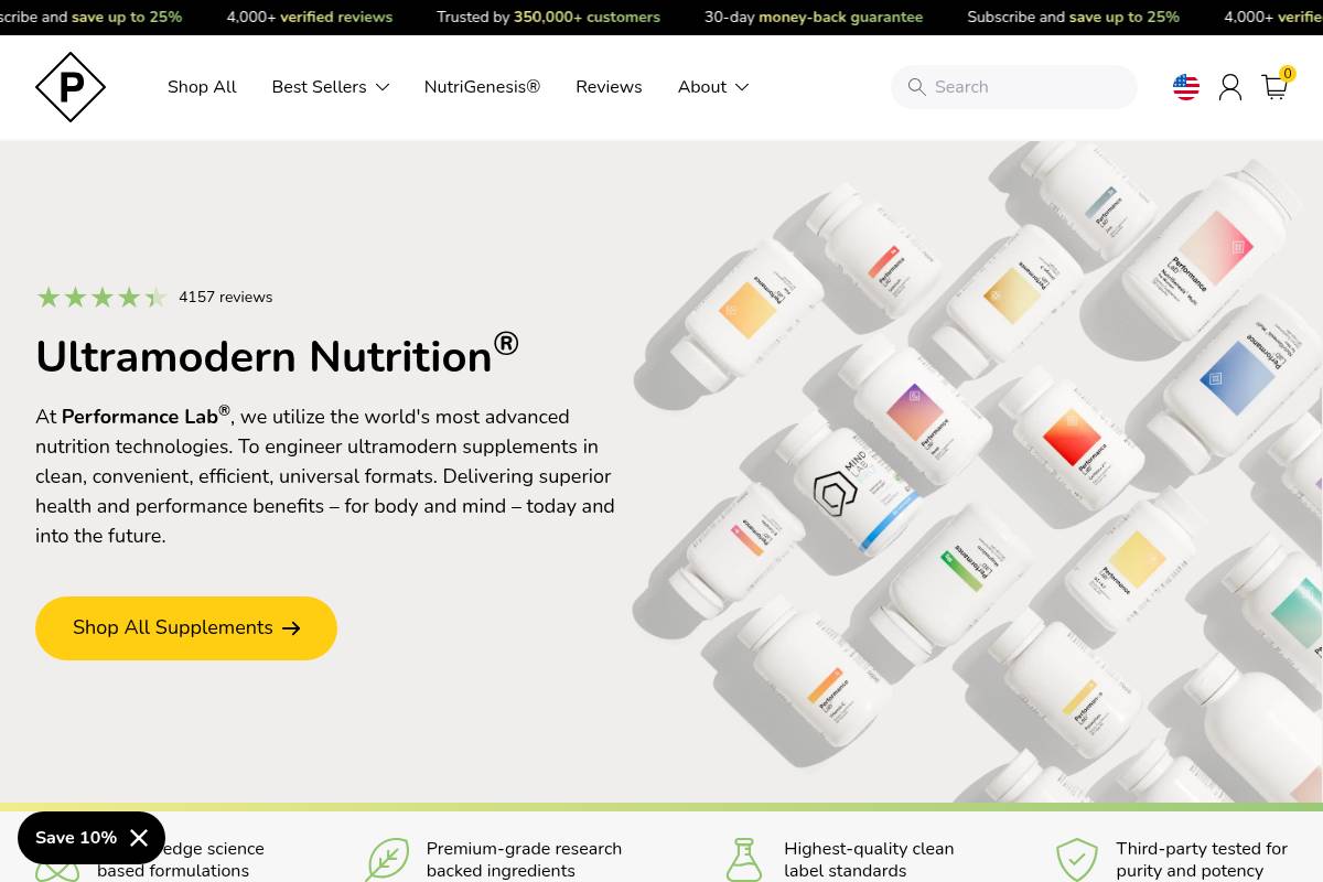5. Performance Lab D3 + K2: Best for Clean-Label Liposomal Delivery