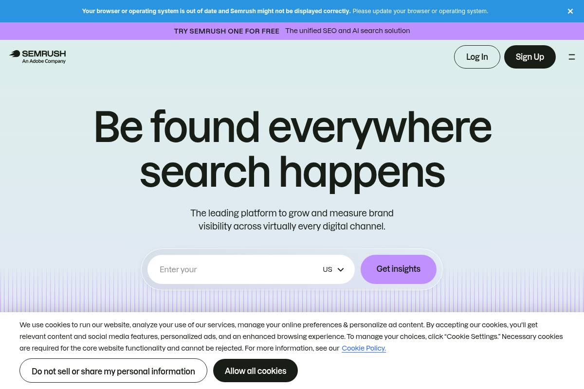 5. Semrush AI Visibility Toolkit — Best for Existing Semrush Users