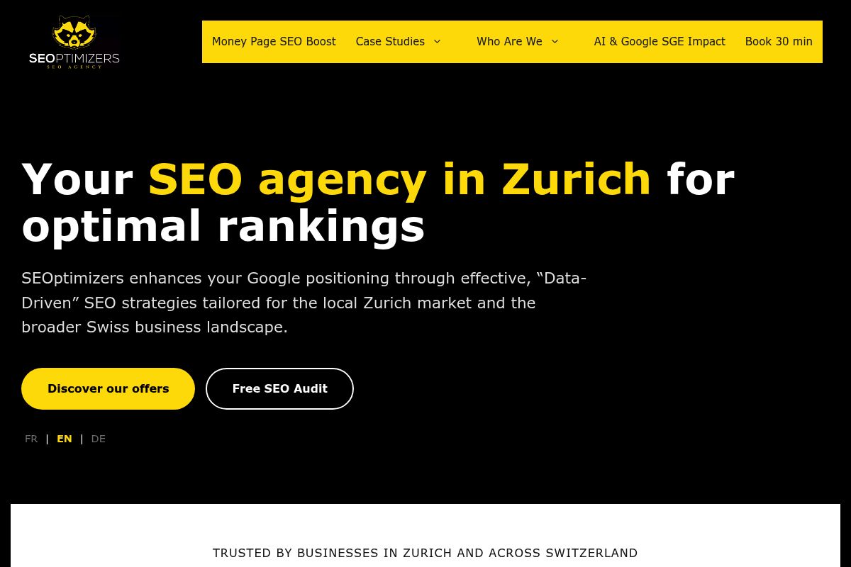 5. SEOptimizers: Best for Local Zurich SMBs Wanting a Phased Google + GEO Plan