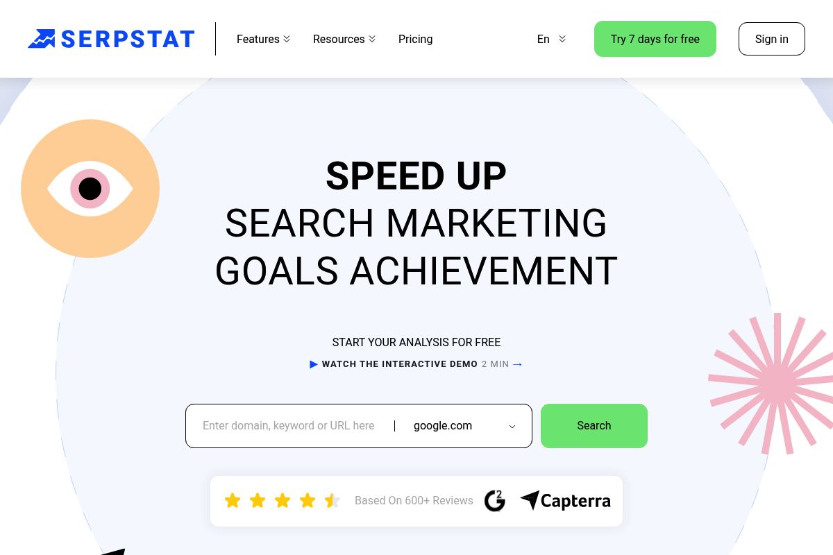 5. Serpstat: Best Keyword Clustering on a Tight Budget