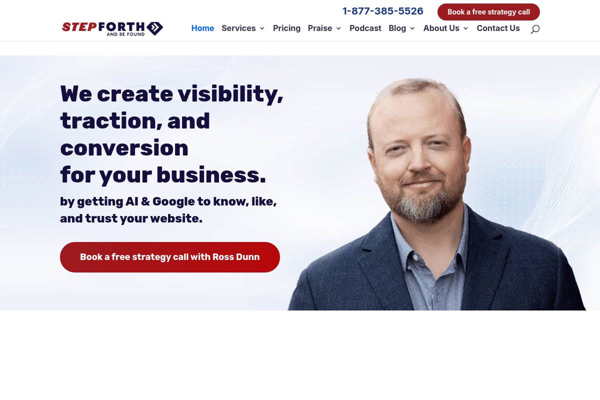 5. StepForth Web Marketing: Best for Established Businesses Wanting a Veteran In-House Team