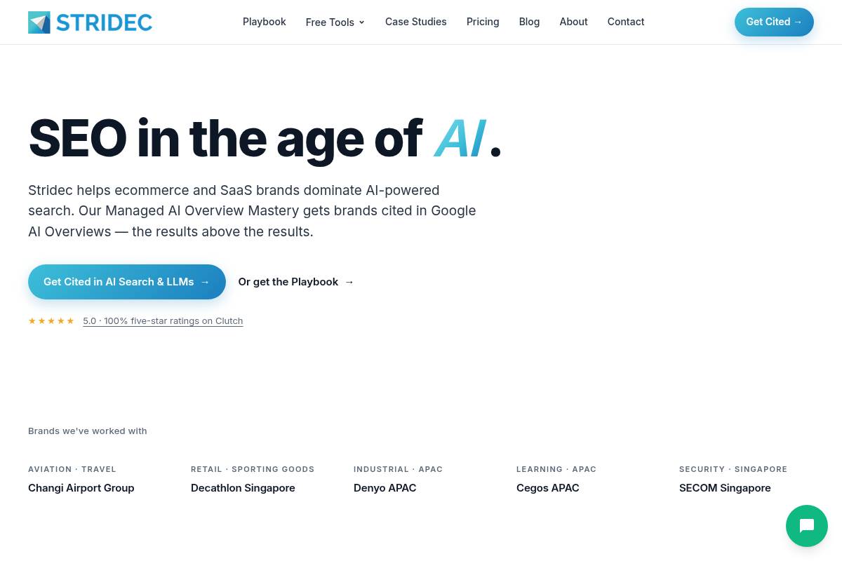 5. Stridec — Best for AI Citation Engineering with Published Methodology
