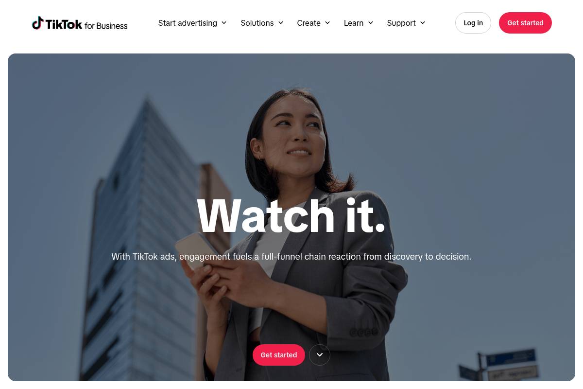 5. TikTok for Business — Best for Consumer App Install Campaigns Targeting Under-35 Audiences