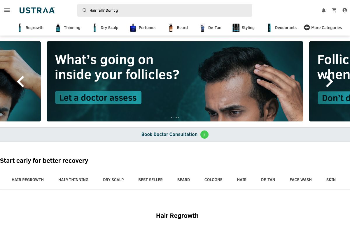 5. Ustraa Anti-Dandruff Shampoo: Best for Budget Daily Dandruff Control