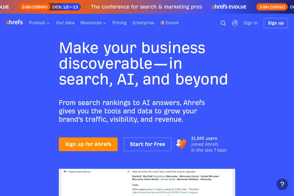 6. Ahrefs Brand Radar — Best for Existing Ahrefs Customers Wanting AI Data