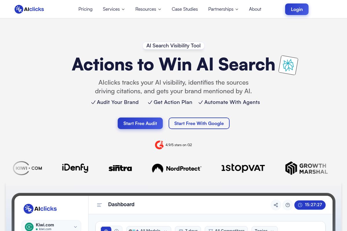 6. AIclicks — Best for Comprehensive Grok Monitoring