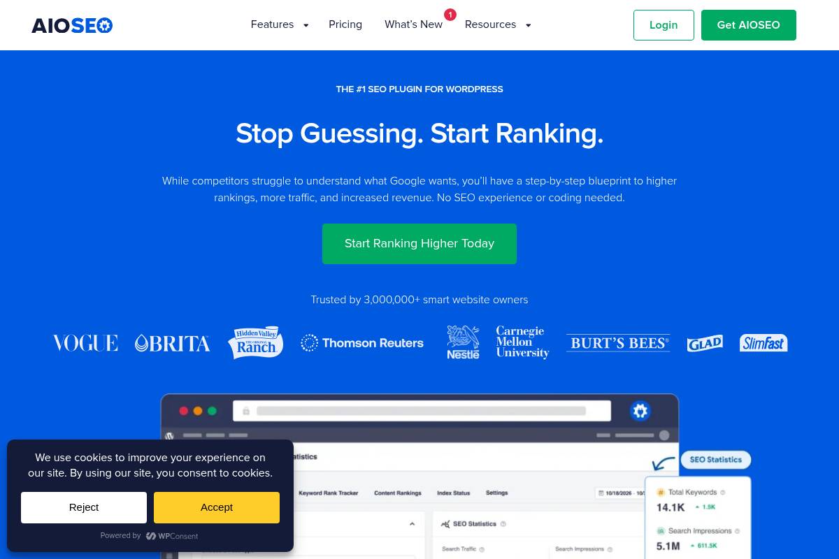 6. All in One SEO (AIOSEO) — Best for Multi-Site Agency Management with AI Keyword Visibility
