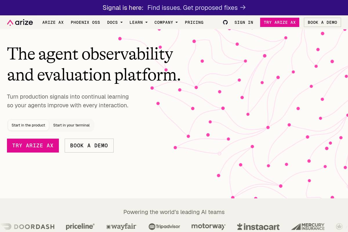 6. Arize AI (Phoenix): Best for Open-Source Self-Hosting