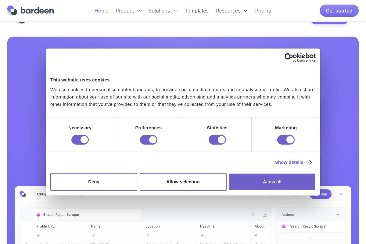 6. Bardeen — Best for Browser Automation and No-Code GTM Workflows